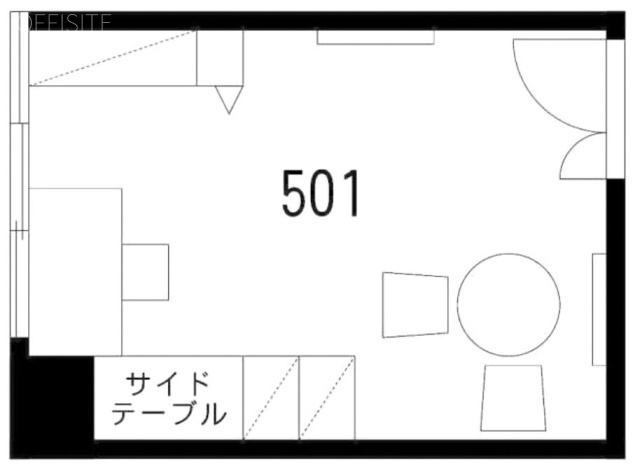 フリーアネックスビル501 間取り図