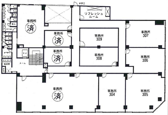 山下ビル306 間取り図