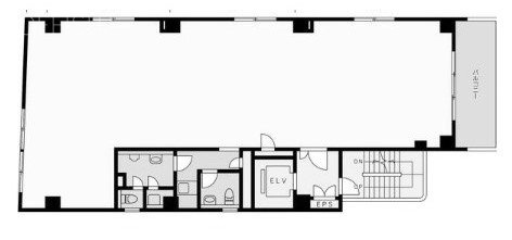 西新宿成和ビル4F 間取り図