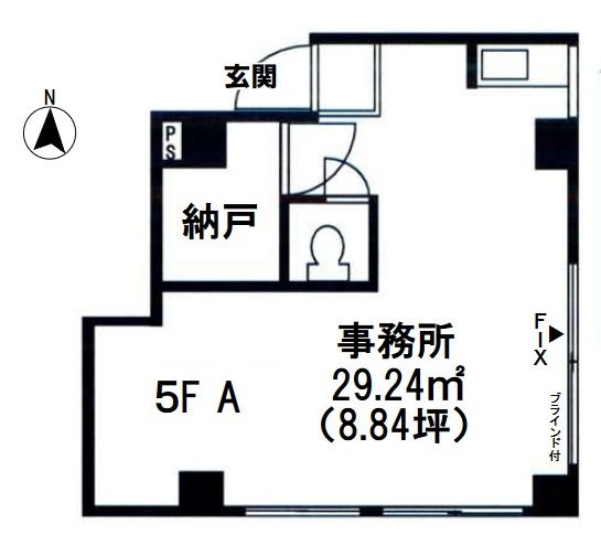 渋谷MMIビルA 間取り図