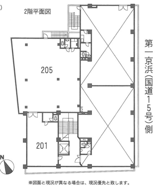 後藤ビル201・205 間取り図