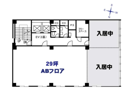 白王ビルAB 間取り図