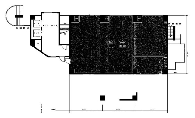 INOビル大崎1F 間取り図