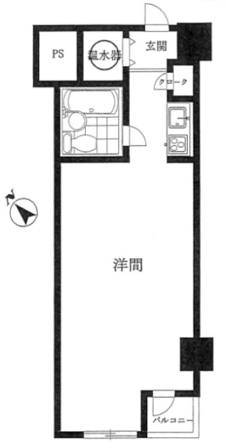 ハイホーム五反田2F 間取り図