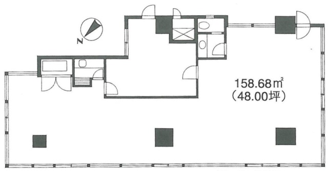 雅叙苑2号館ビル101 間取り図