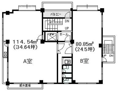 かわすみビルB 間取り図