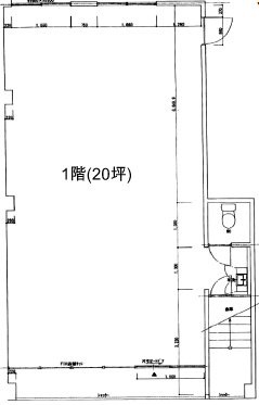 エコーハウスビル1F 間取り図