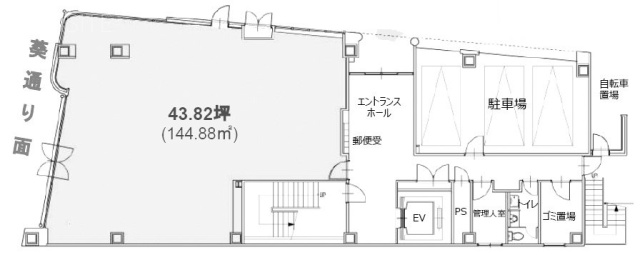 イマス葵ビル1F 間取り図