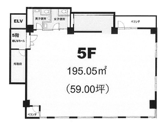 土屋ビル5F 間取り図