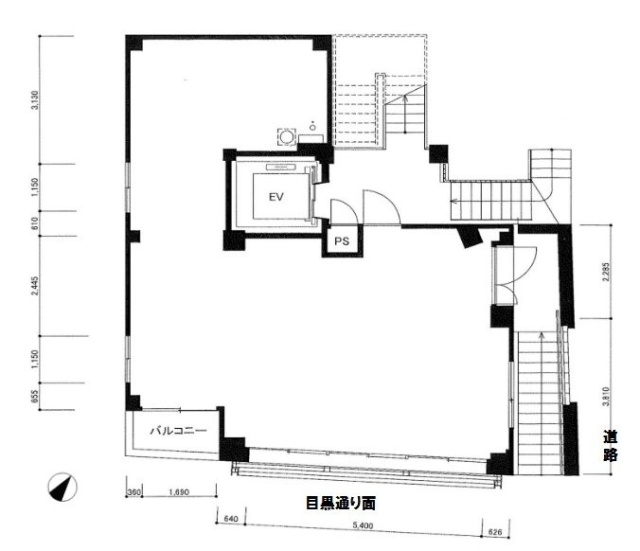 BNS meguro2F 間取り図