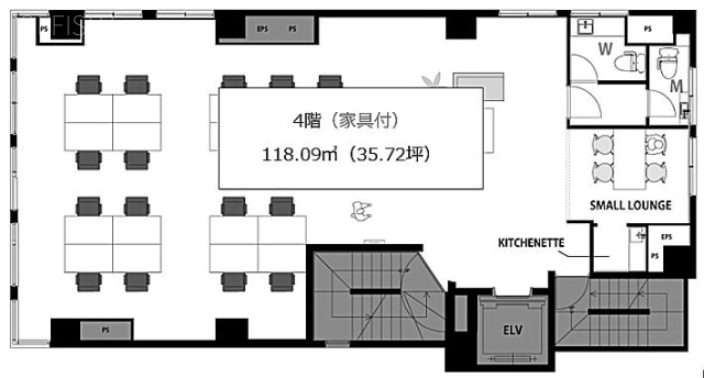 GLEAMS AKIHABARA4F 間取り図