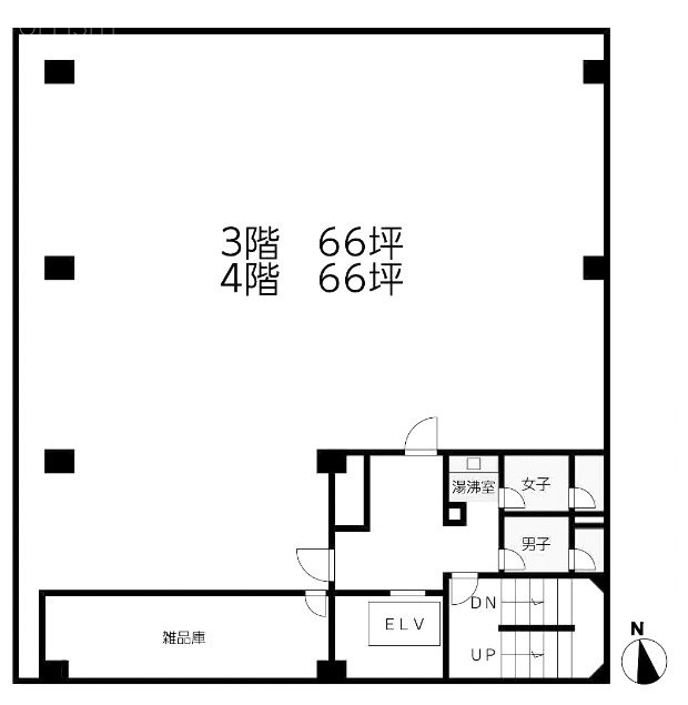 材商会館3F 間取り図