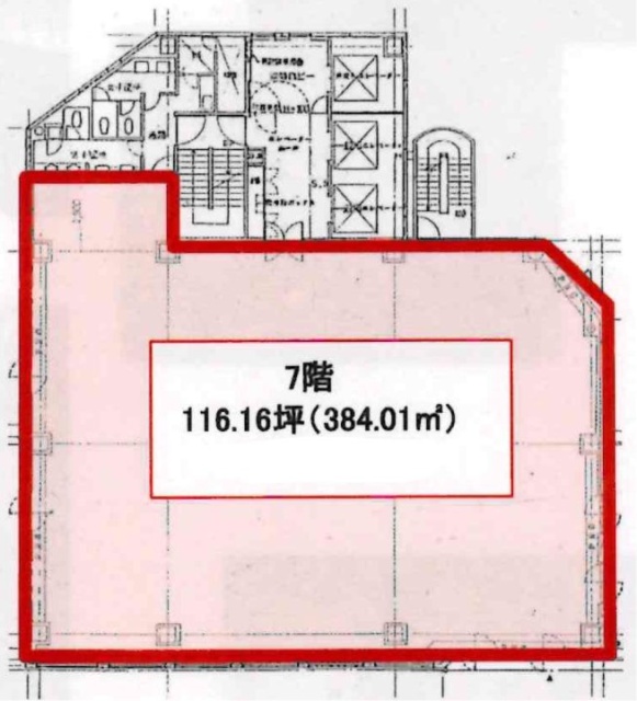 いちご笹塚ビル7F 間取り図