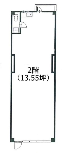 芹川ビル2F 間取り図