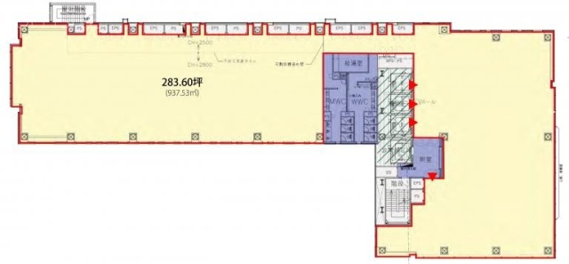 浦和ガーデンビル6F 間取り図