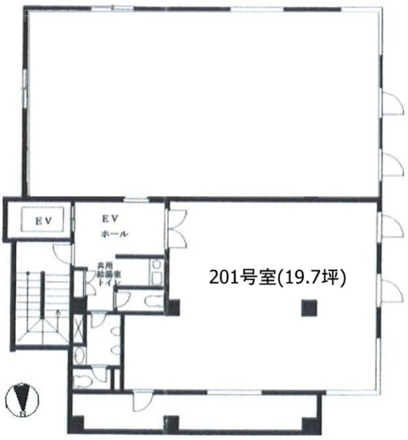 代官山ファーストビル201 間取り図