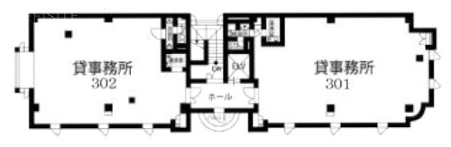 丸木ビル302 間取り図