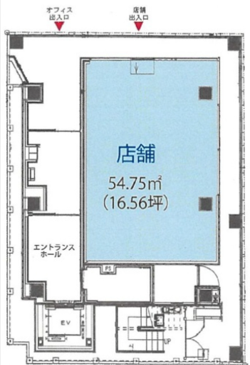 NEXUS日本橋1F 間取り図