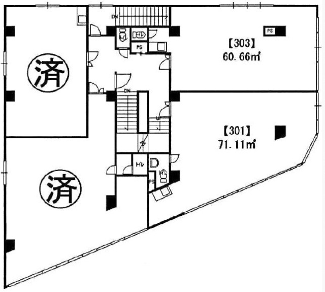 MKビル301 間取り図