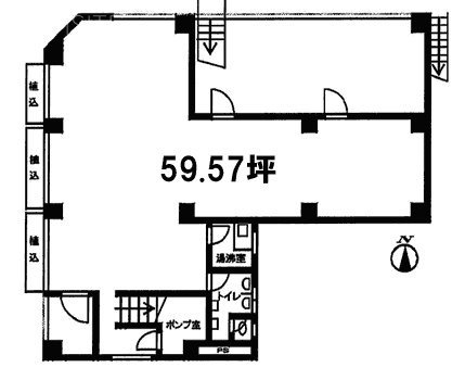ホーザンビル1F 間取り図