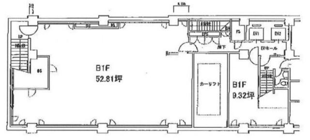 銀座アステルビルB1F 間取り図