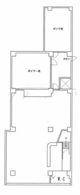 大湯ビルB1F 間取り図