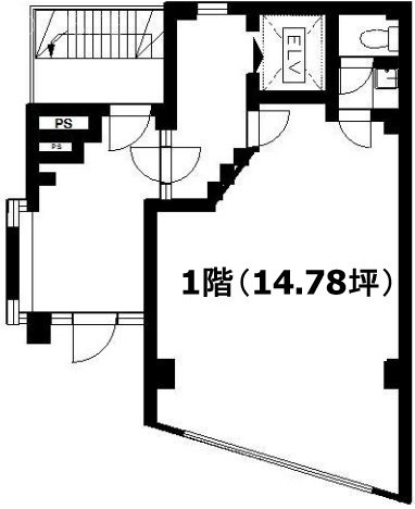 KTビル1F 間取り図