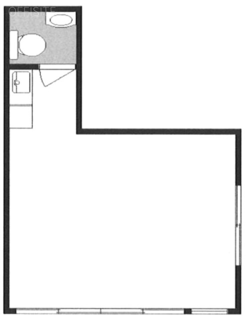 白倉ビル1F 間取り図