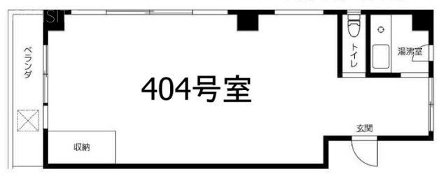 赤坂ミツワビル404 間取り図