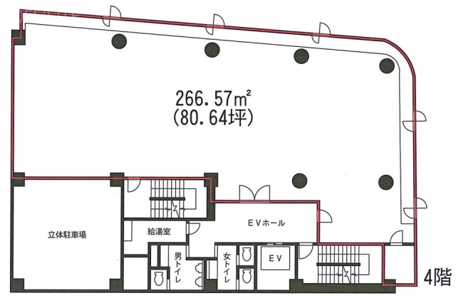 OS築地ビル4F 間取り図