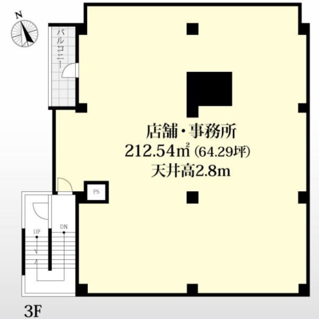 永田ビル3F 間取り図