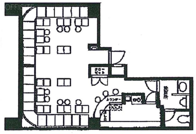 関内リバティビル6-B 間取り図