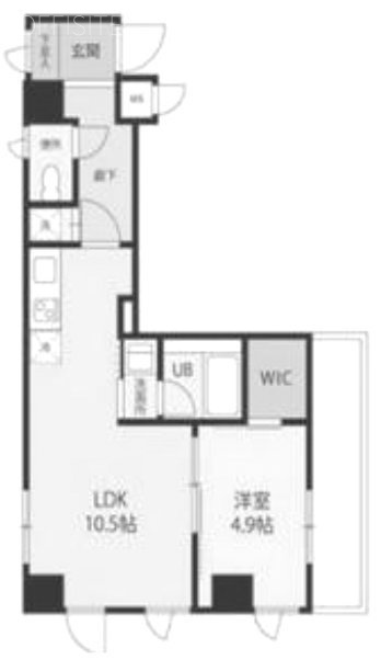 NOZY赤坂501 間取り図