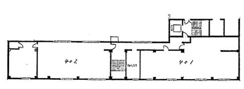 原沢製薬本館ビル401・402 間取り図