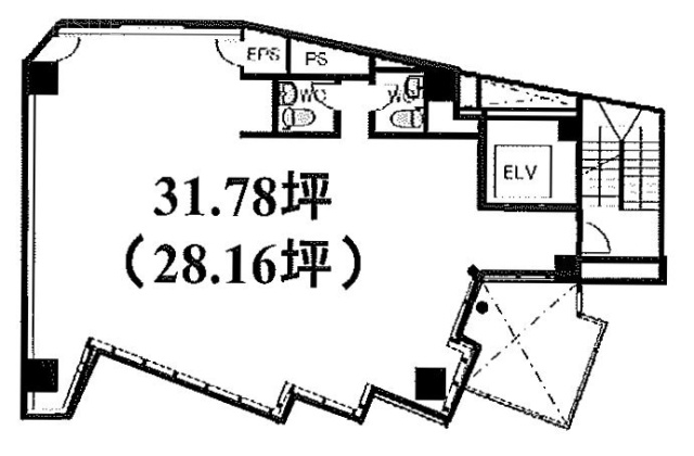 ルート神南3F 間取り図