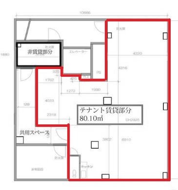 YMビル3F 間取り図