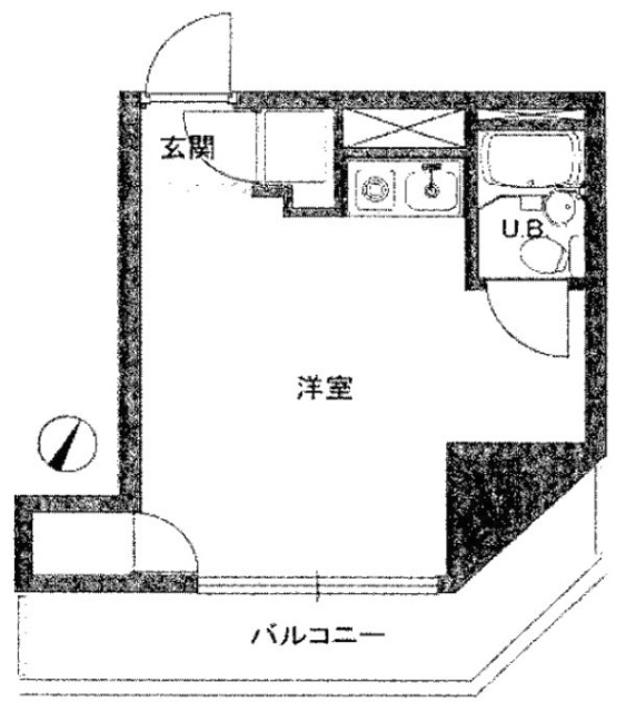 池袋陽光ハイツ2F 間取り図