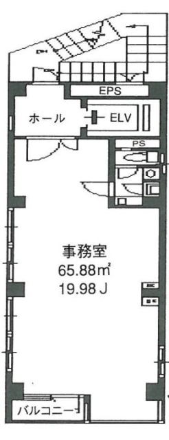 ヤナギヤビル4F 間取り図