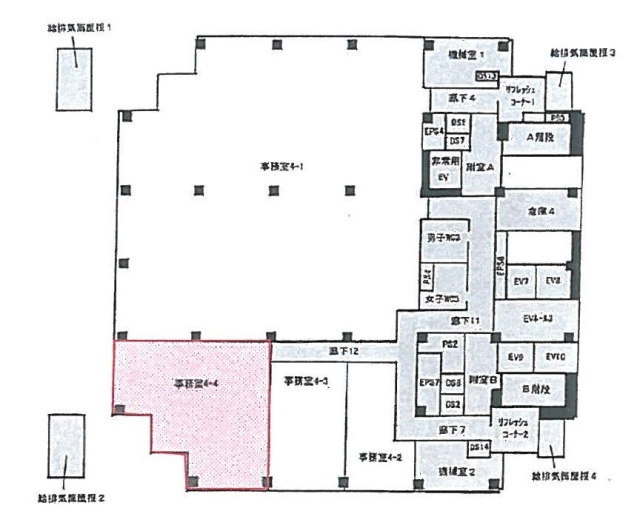 アルカイースト4F 間取り図