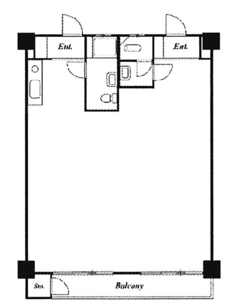 六本木小山ビル502 間取り図