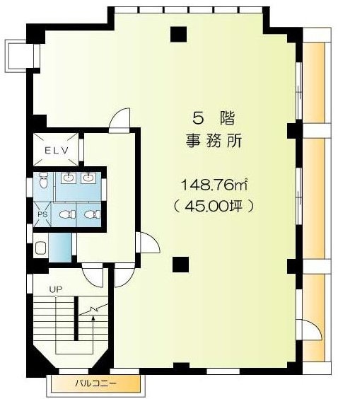 高栄ビル5F 間取り図