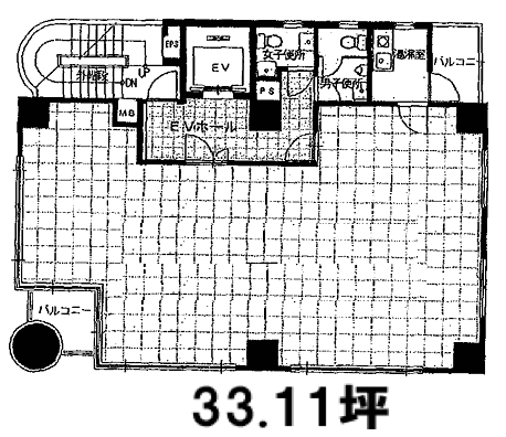 鳥越ミハマビル4F 間取り図