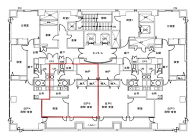 平河町センタービル3 間取り図