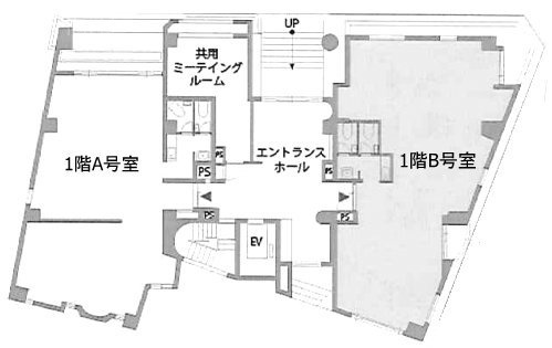 ロジュミナミアオヤマB 間取り図
