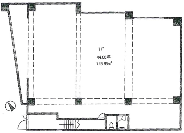 弥生町ビル1F 間取り図