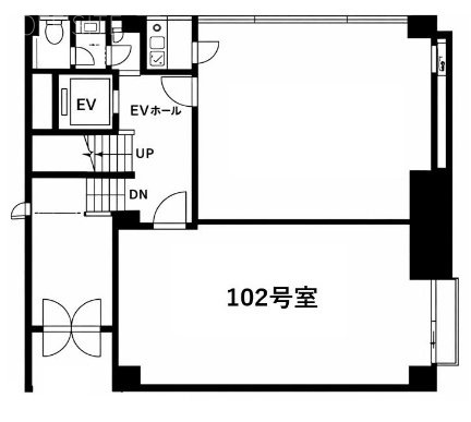 LAビル102 間取り図
