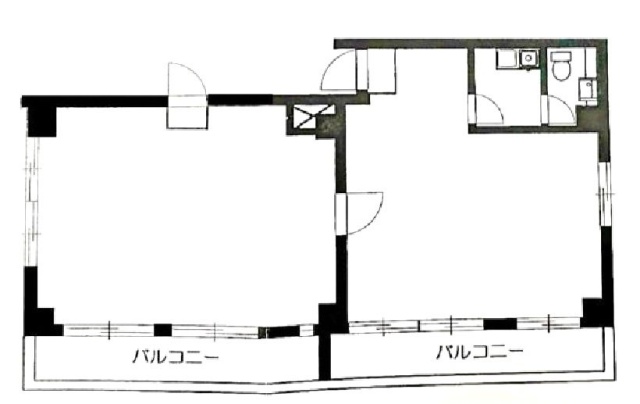 マンション松永201 間取り図