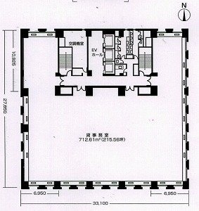 MFPR日本橋本町ビル701 間取り図