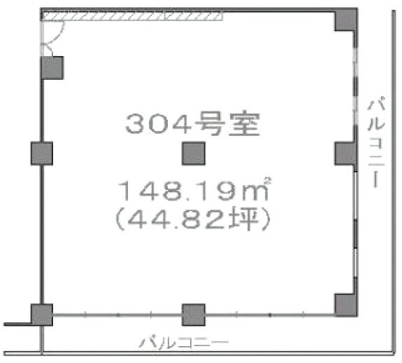 ローヤルマンション304 間取り図