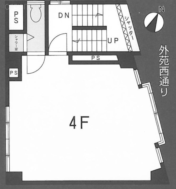 ダイアンクレストビル4F 間取り図